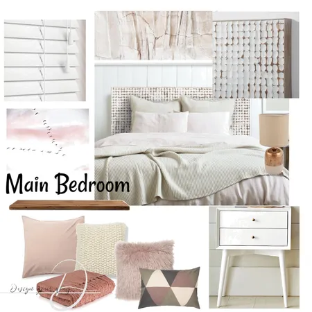 Coral Road Main Bedroom Interior Design Mood Board by Jules on Style Sourcebook