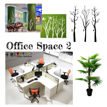 Office Space Version 2 Interior Design Mood Board by Designs by Penn on Style Sourcebook