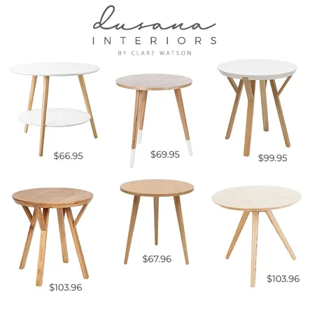 Zanui Side Tables Interior Design Mood Board by Dusana Interiors on Style Sourcebook