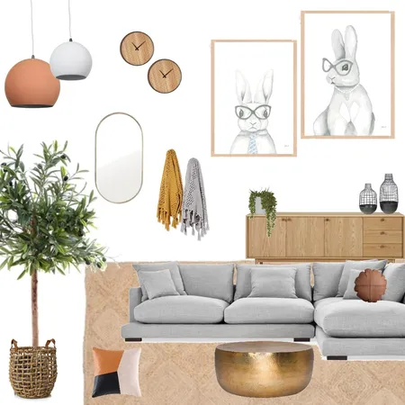 Living Room Interior Design Mood Board by Project Coastal Boho on Style Sourcebook
