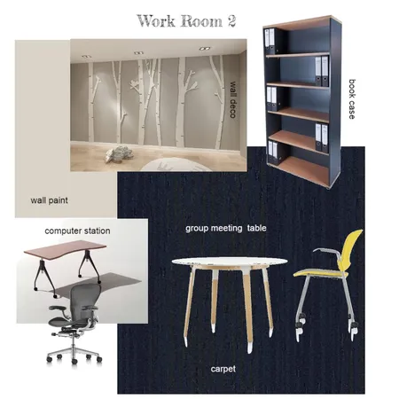 Work room 2 Interior Design Mood Board by Faizi Design on Style Sourcebook