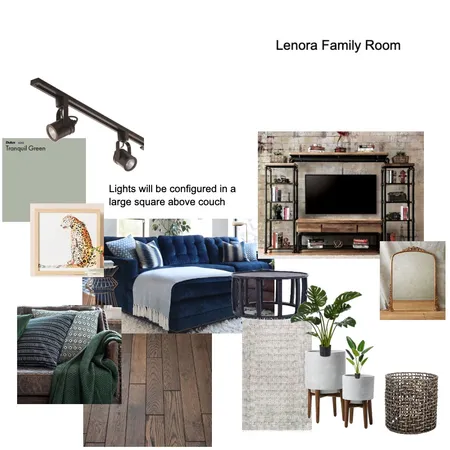 Lenora Family Room Interior Design Mood Board by sophiegriot on Style Sourcebook