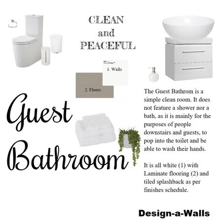 Assignment 7 Bathroom Interior Design Mood Board by designawalls on Style Sourcebook