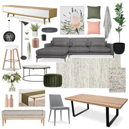 Meaghan Living Dining Interior Design Mood Board by Thediydecorator on Style Sourcebook