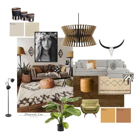 Hipster Living Interior Design Mood Board by Shannah Lea Interiors on Style Sourcebook