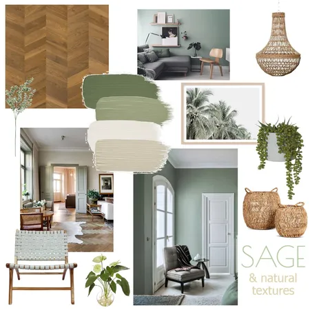 Sage and Natural textures Interior Design Mood Board by Taylah O'Brien on Style Sourcebook