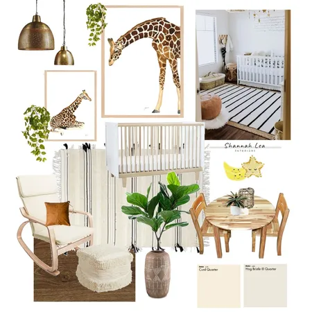 Neutral Nursery Interior Design Mood Board by Shannah Lea Interiors on Style Sourcebook