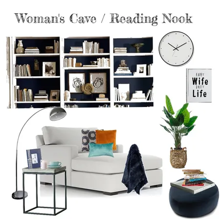 Woman's cave Interior Design Mood Board by ReenaP24 on Style Sourcebook