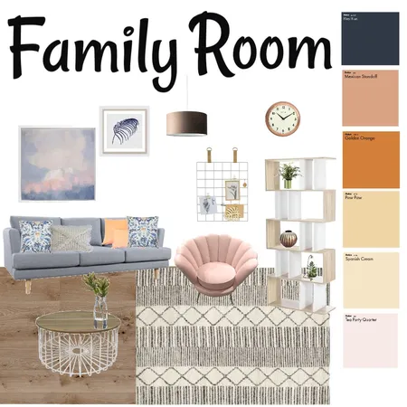 Family Room 1 Interior Design Mood Board by SarahElsey on Style Sourcebook