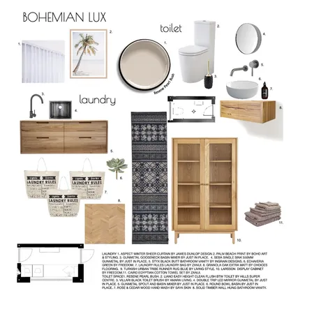 Laundry/Toilet Interior Design Mood Board by tashcollins on Style Sourcebook