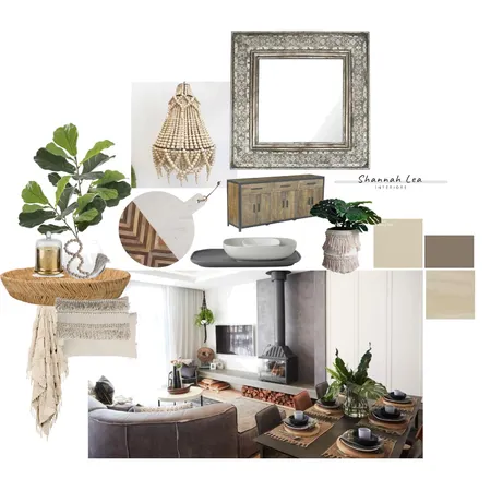 Boho Contemporary Interior Design Mood Board by Shannah Lea Interiors on Style Sourcebook
