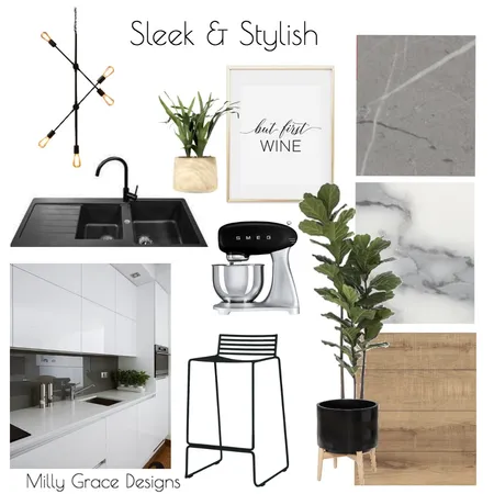 Sleek &amp; Stylish Interior Design Mood Board by Louisebow on Style Sourcebook