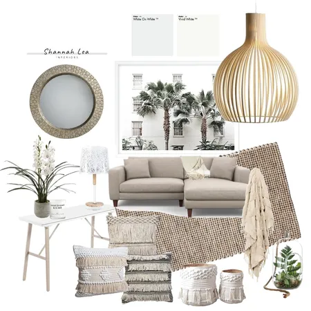 Neutral Living Room Interior Design Mood Board by Shannah Lea Interiors on Style Sourcebook