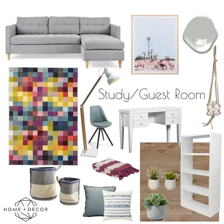 Study Interior Design Mood Board by homeanddecorstudio on Style Sourcebook