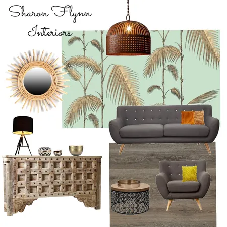 Living space with reclaimed/recycled timbers. Interior Design Mood Board by Sharon Flynn Interiors on Style Sourcebook