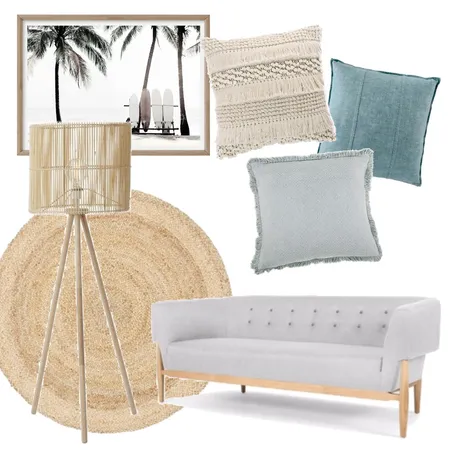 Living: Natural Coastal Interior Design Mood Board by Clarice & Co - Interiors on Style Sourcebook