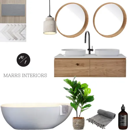 relaxed coastal bathroom Interior Design Mood Board by marrsinteriors on Style Sourcebook