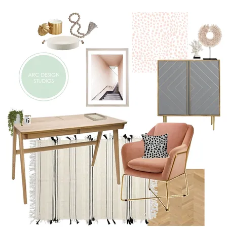 Blush Pink | Study Interior Design Mood Board by Arc Designs on Style Sourcebook