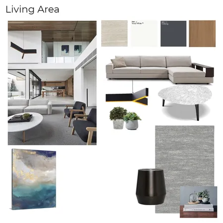 Clean and Warm Living Room Interior Design Mood Board by azrelusmagnus on Style Sourcebook