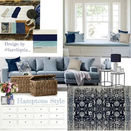 Hamptons Style by @lareliquia_ Interior Design Mood Board by La La La on Style Sourcebook