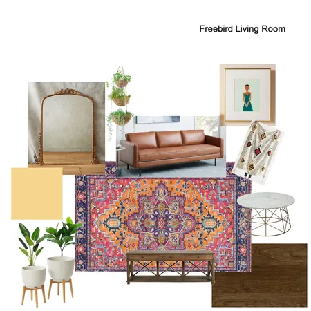 Freebird Living Room Interior Design Mood Board by sophiegriot on Style Sourcebook