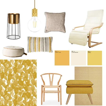 yellow Interior Design Mood Board by xanthebennett on Style Sourcebook