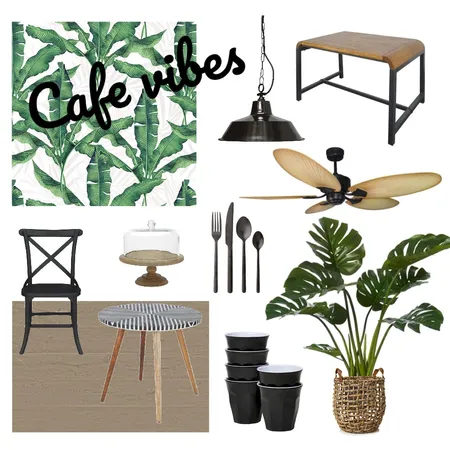 Café Interior Design Mood Board by PetrolBlueDesign on Style Sourcebook