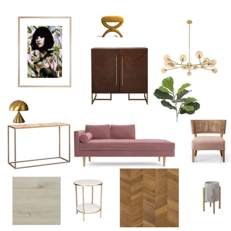 Pink Blush Interior Design Mood Board by archNina on Style Sourcebook