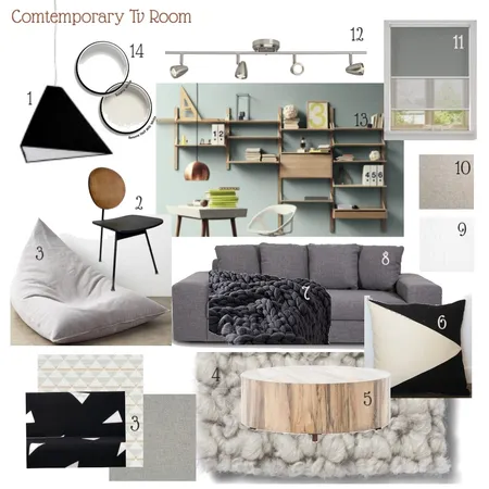 Tv Room Assignment 9 Interior Design Mood Board by Andersoninteriors on Style Sourcebook