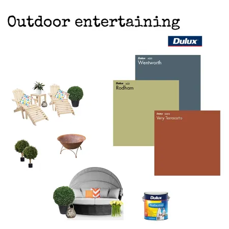 Dulux Outdoor entertaining Interior Design Mood Board by Dulux Colour Design Service on Style Sourcebook
