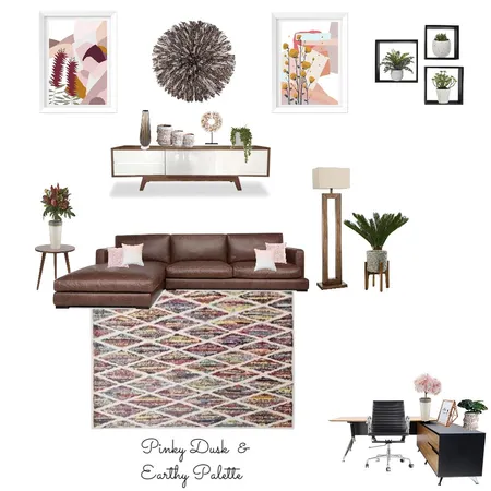 Dusky Pink &amp; Earthy Tones Interior Design Mood Board by MelissaBlack on Style Sourcebook