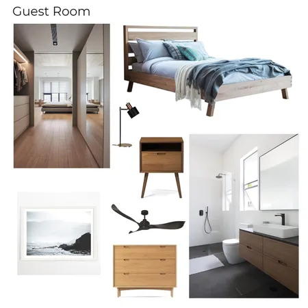 Guest Room Interior Design Mood Board by azrelusmagnus on Style Sourcebook