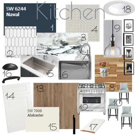 Kitchen Interior Design Mood Board by LaurenElizabethDesigns on Style Sourcebook