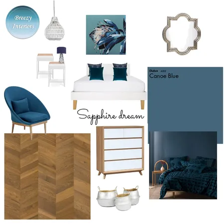 Sapphire Dream Interior Design Mood Board by Breezy Interiors on Style Sourcebook