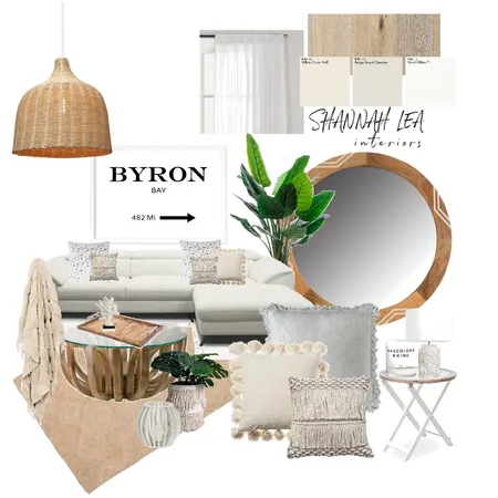 Contemporary Coastal Lounge Interior Design Mood Board by Shannah Lea Interiors on Style Sourcebook