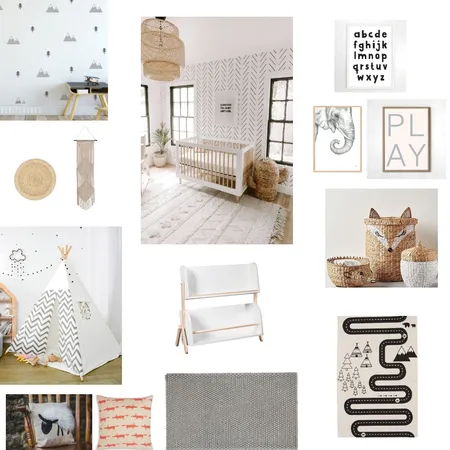 Nursery Moodboard Interior Design Mood Board by Bluebell Revival on Style Sourcebook