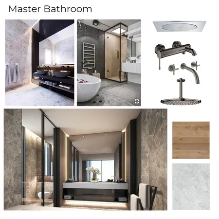 Master Bathroom Interior Design Mood Board by azrelusmagnus on Style Sourcebook