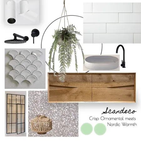 Scandeco Bathroom Interior Design Mood Board by Jozzamezz on Style Sourcebook