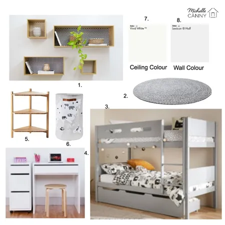 Kids Bedroom - Lisa Grimshaw Interior Design Mood Board by Michelle Canny Interiors on Style Sourcebook