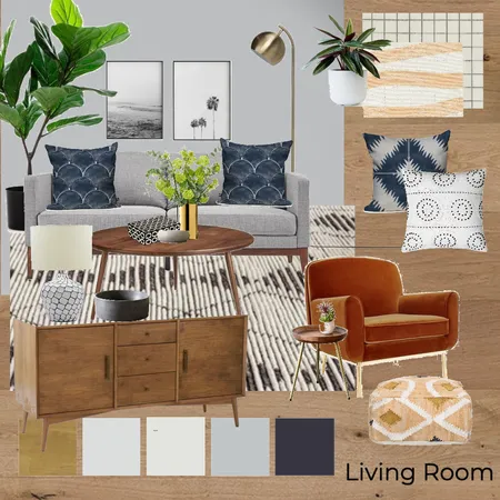Living Room Moodboard Interior Design Mood Board by CLEVERinteriors on Style Sourcebook