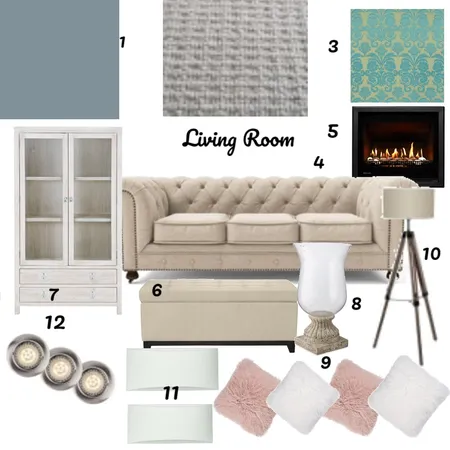 Assignment 9 Living Room Interior Design Mood Board by matilda on Style Sourcebook