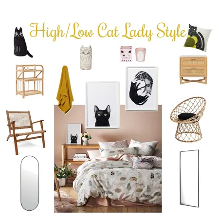 Cat Lady Style Interior Design Mood Board by h.edit australia on Style Sourcebook