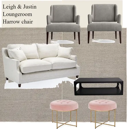 Justin &amp; Leigh Casual Lounge Harrow Chairs Interior Design Mood Board by EmilyKateInteriors on Style Sourcebook