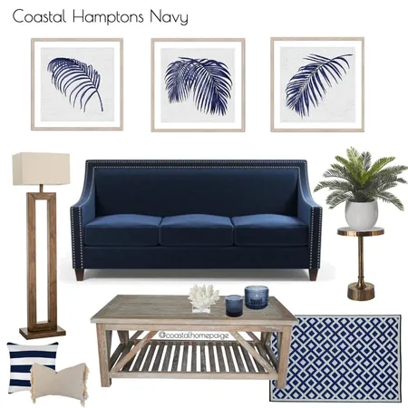 Coastal Hamptons Blue Interior Design Mood Board by CoastalHomePaige on Style Sourcebook