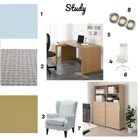 Study Interior Design Mood Board by matilda on Style Sourcebook