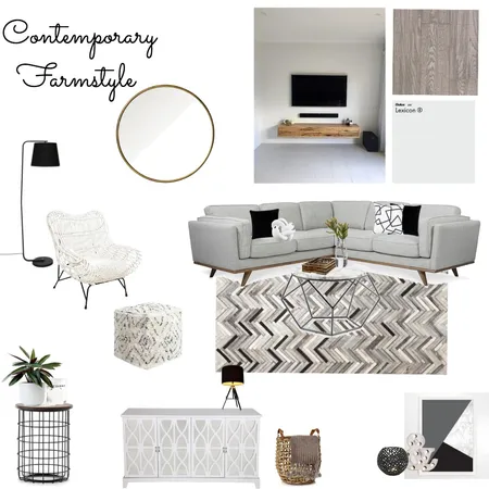 Module 9- Living Room Interior Design Mood Board by briannagustave7 on Style Sourcebook