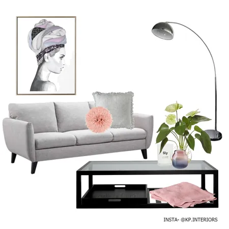 pink living room Interior Design Mood Board by Kirsty on Style Sourcebook