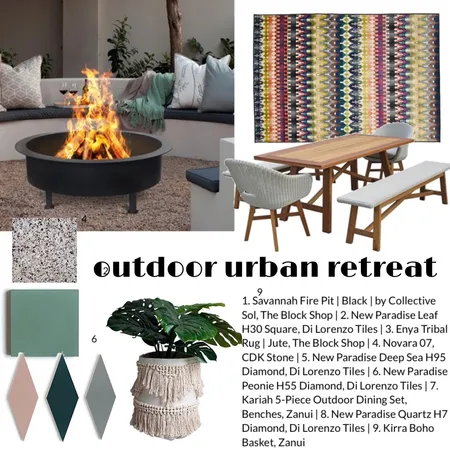Outdoor Urban Interior Design Mood Board by Shanna McLean on Style Sourcebook