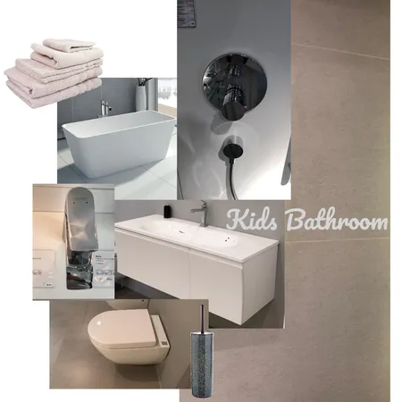 Kids Bathroom Interior Design Mood Board by najlaoz on Style Sourcebook