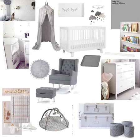 Baby De Zilwa nursery Interior Design Mood Board by Tabbydezilwa on Style Sourcebook